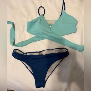 Cute Blue Bikini Size S NEVER USED